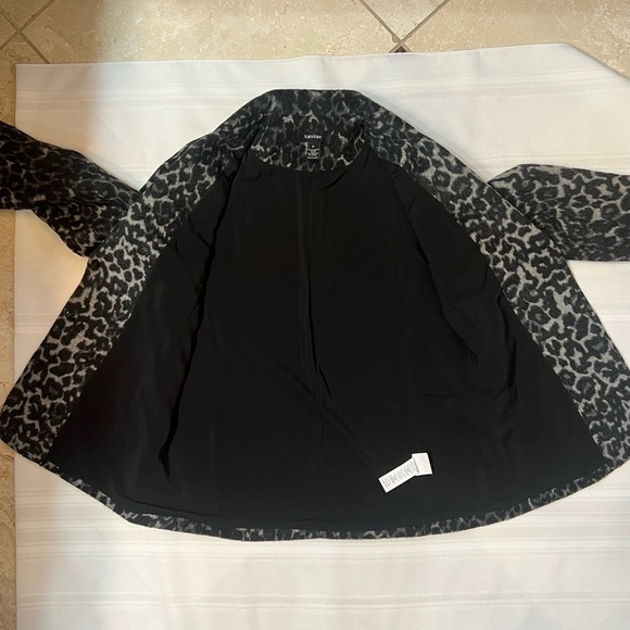 Karen Kane‎ Women's Textured Blazer Jacket Leopard Prnt Sz M EUC - Picture 10 of 15